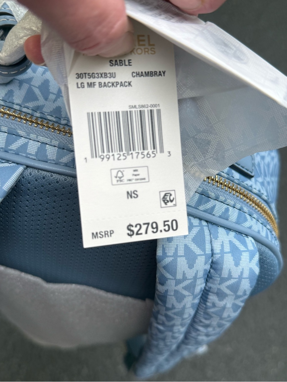 Michael Kors sable backpack - Picture 10 of 13